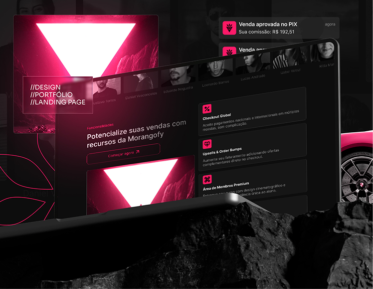 Projeto 010 — Landing Page Morangofy Plataforma de pagamento